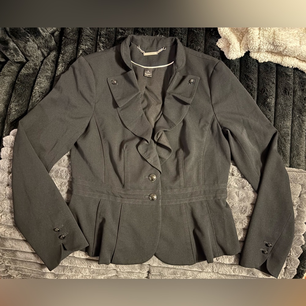 Elegant Black Women's Suit Jacket
